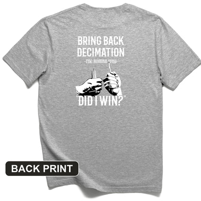 Decimation Back Print T-Shirt