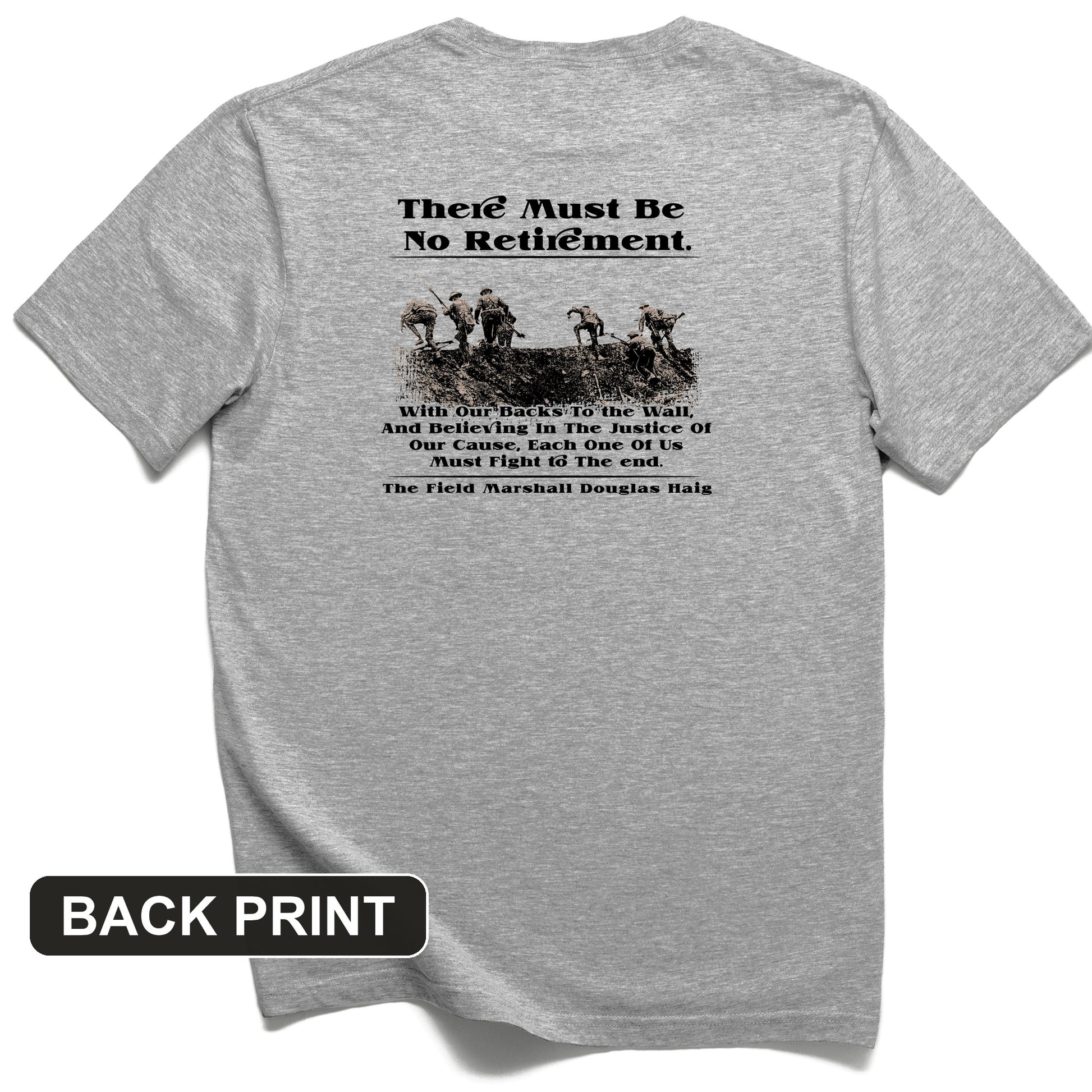 Douglas Haig Back Print T-Shirt