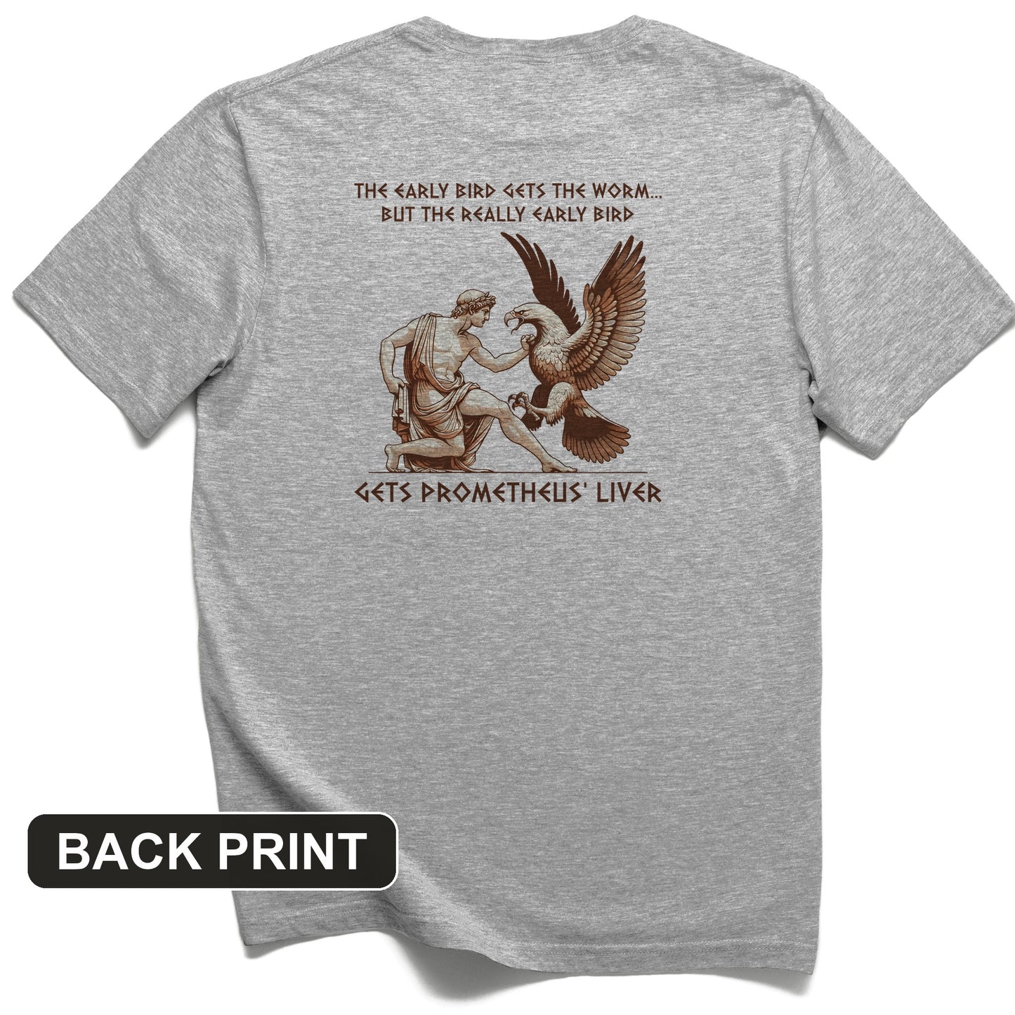 Early Bird Back Print T-Shirt