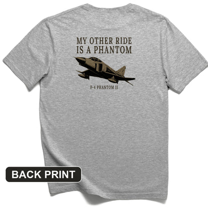 F-4 Phantom Back Print T-Shirt