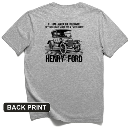 Faster Horse Back Print T-Shirt