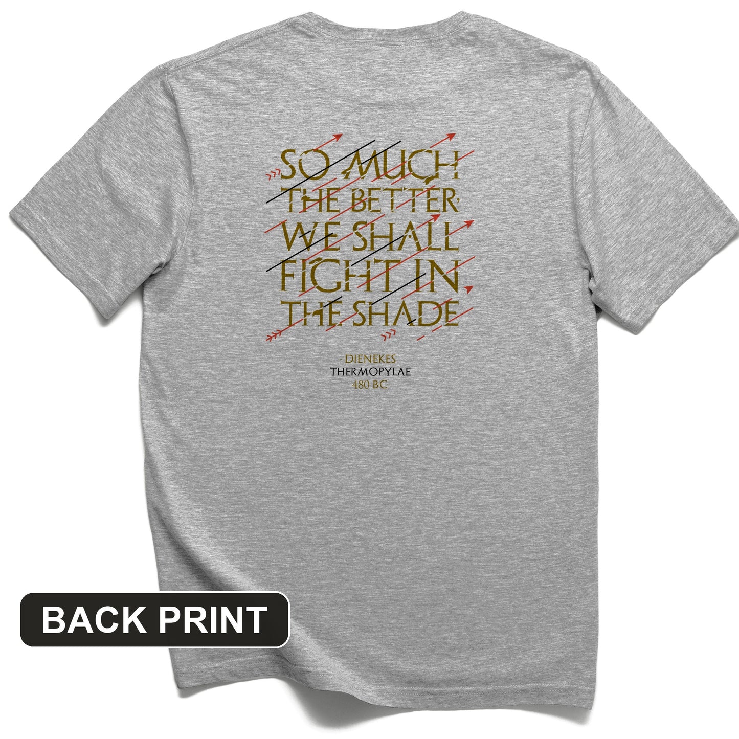 Fight In The Shade Back Print T-Shirt