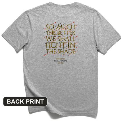 Fight In The Shade Back Print T-Shirt