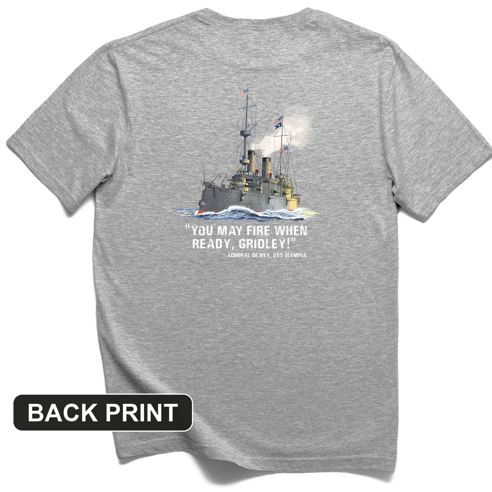 Fire When Ready Back Print T-Shirt