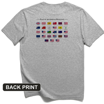 Flags Of The Revolution Back Print T-Shirt