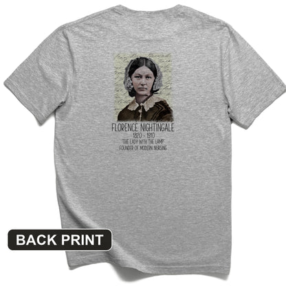 Florence Nightingale Back Print T-Shirt