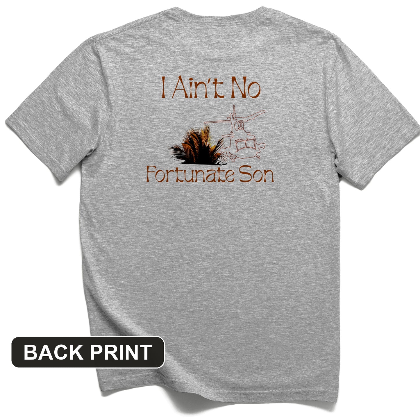 Fortunate Son Back Print T-Shirt