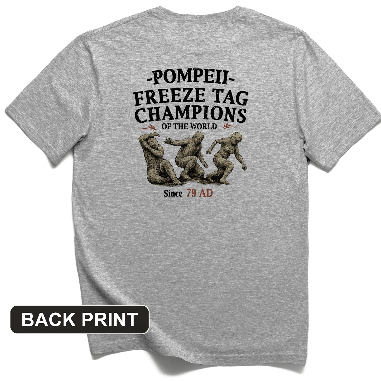 Freeze Tag Back Print T-Shirt