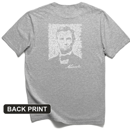 Gettysburg Address Back Print T-Shirt