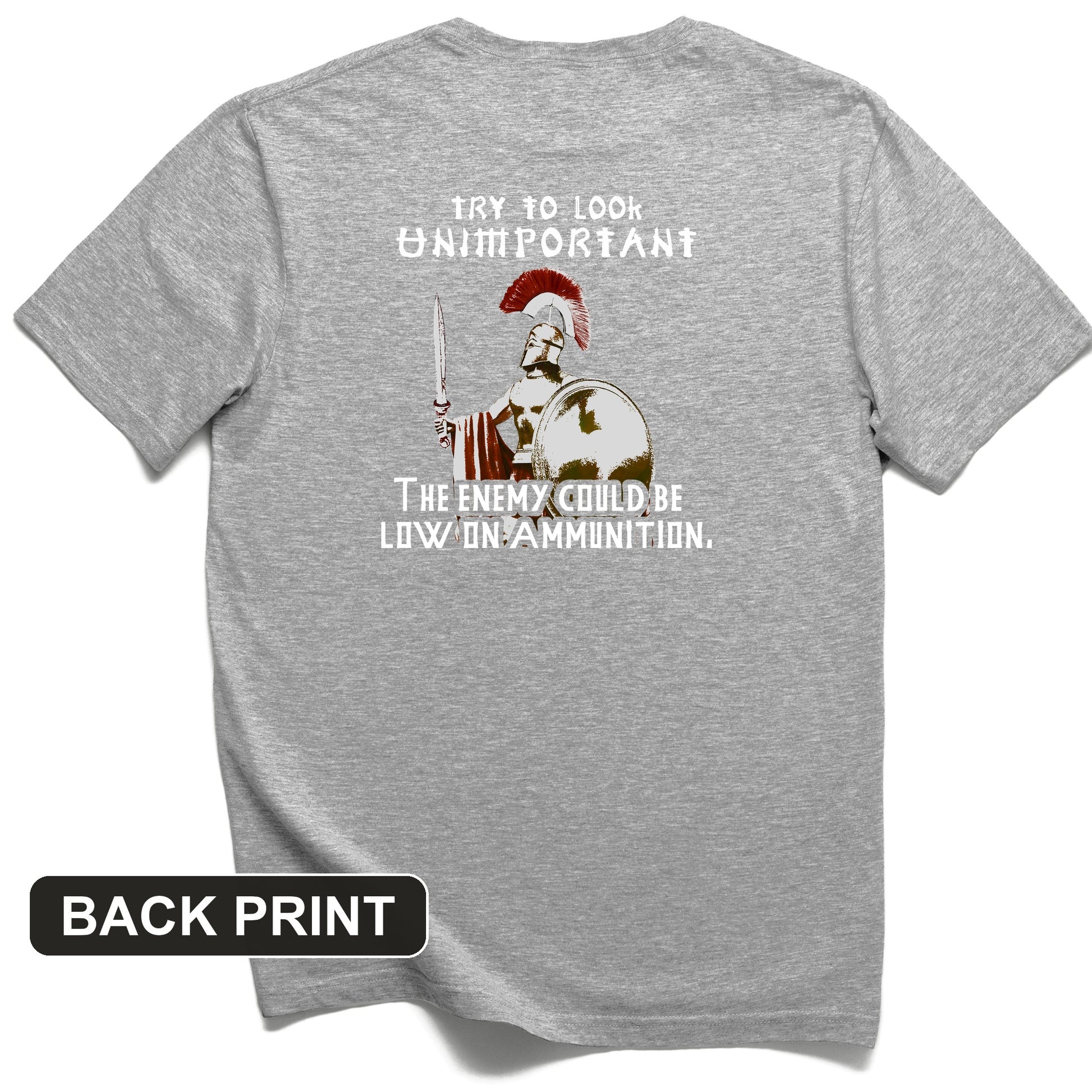 Greek Logic Back Print T-Shirt