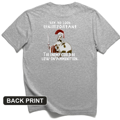 Greek Logic Back Print T-Shirt