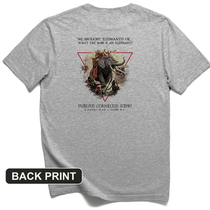 Hannibal Elephants Back Print T-Shirt