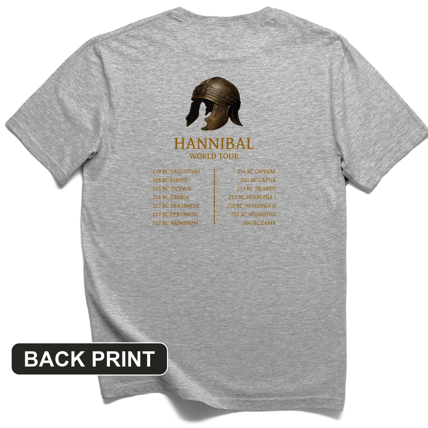 Hannibal World Tour Back Print T-Shirt