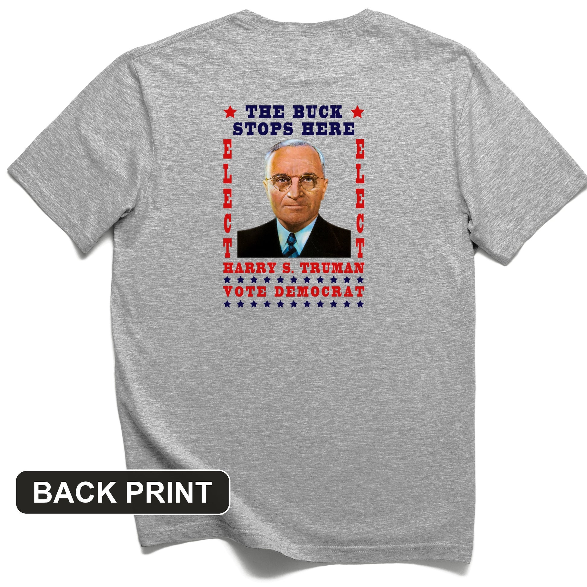 Harry Truman Back Print T-Shirt
