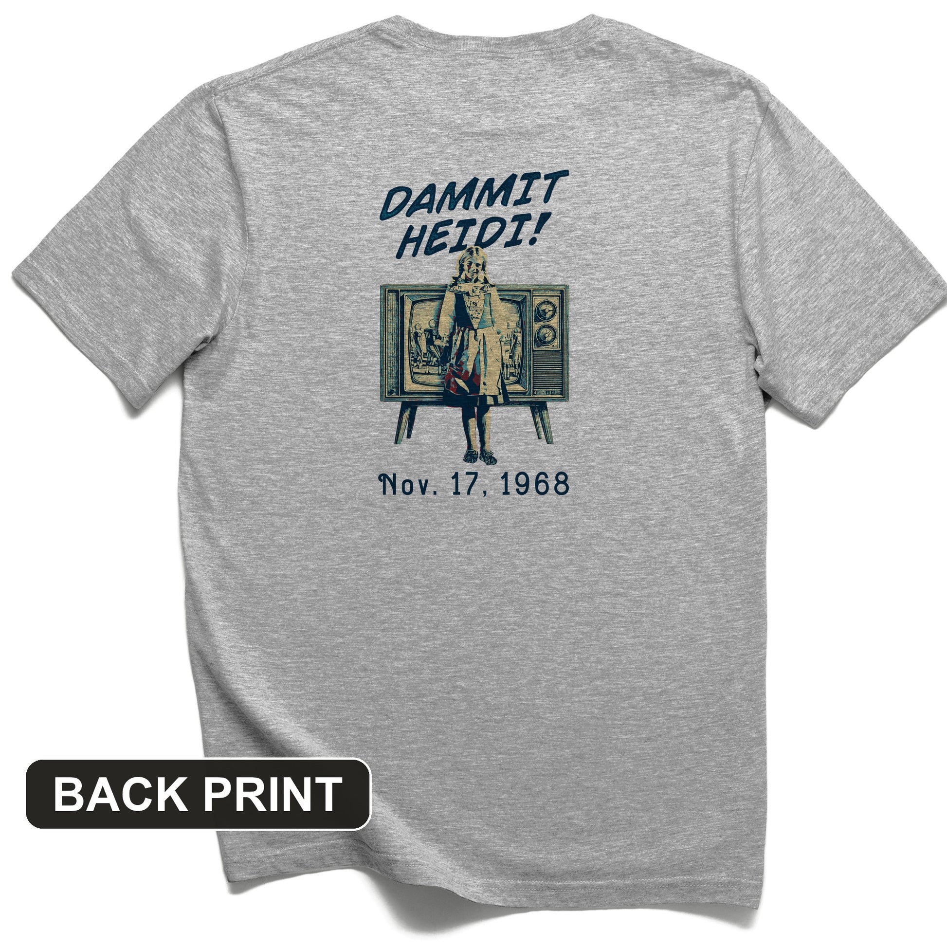 Heidi Bowl Back Print T-Shirt