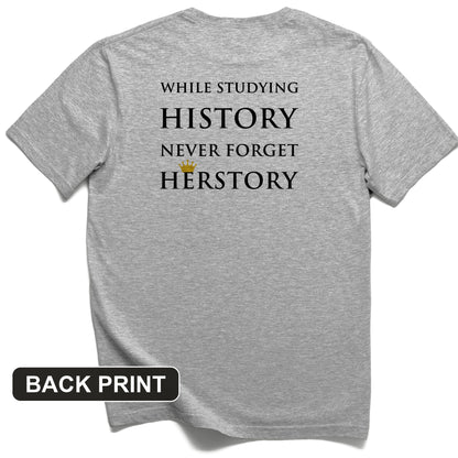 Herstory Back Print T-Shirt