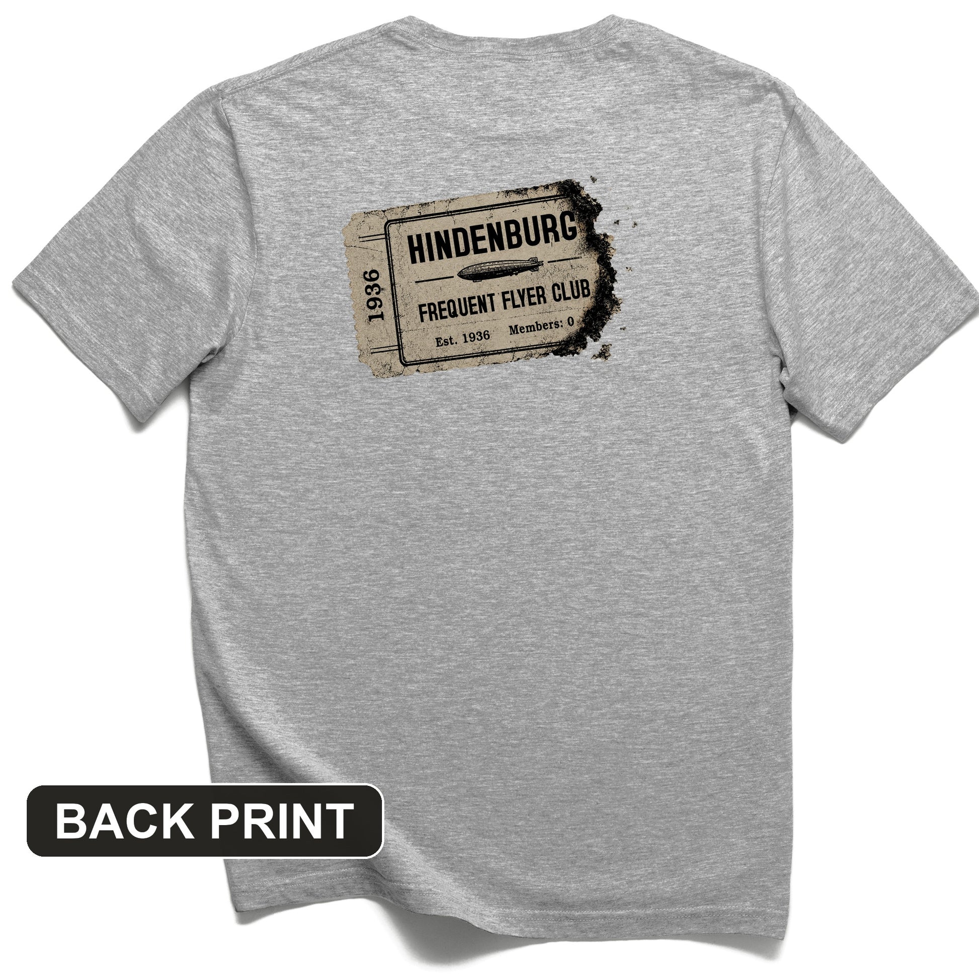 Hindenburg Back Print T-Shirt