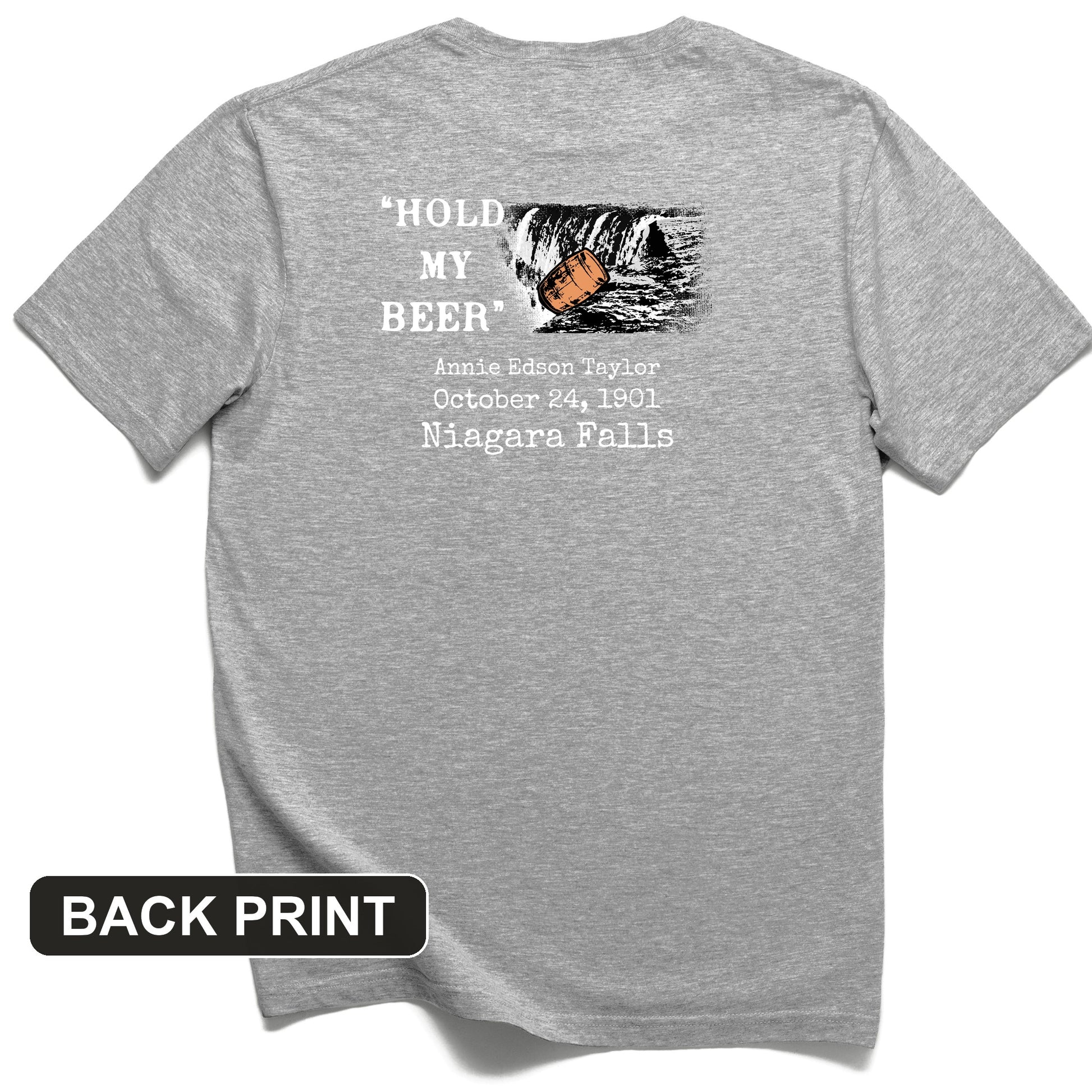 Hold My Beer Back Print T-Shirt