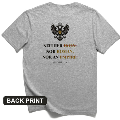 Holy Roman Empire Voltaire Back Print T-Shirt