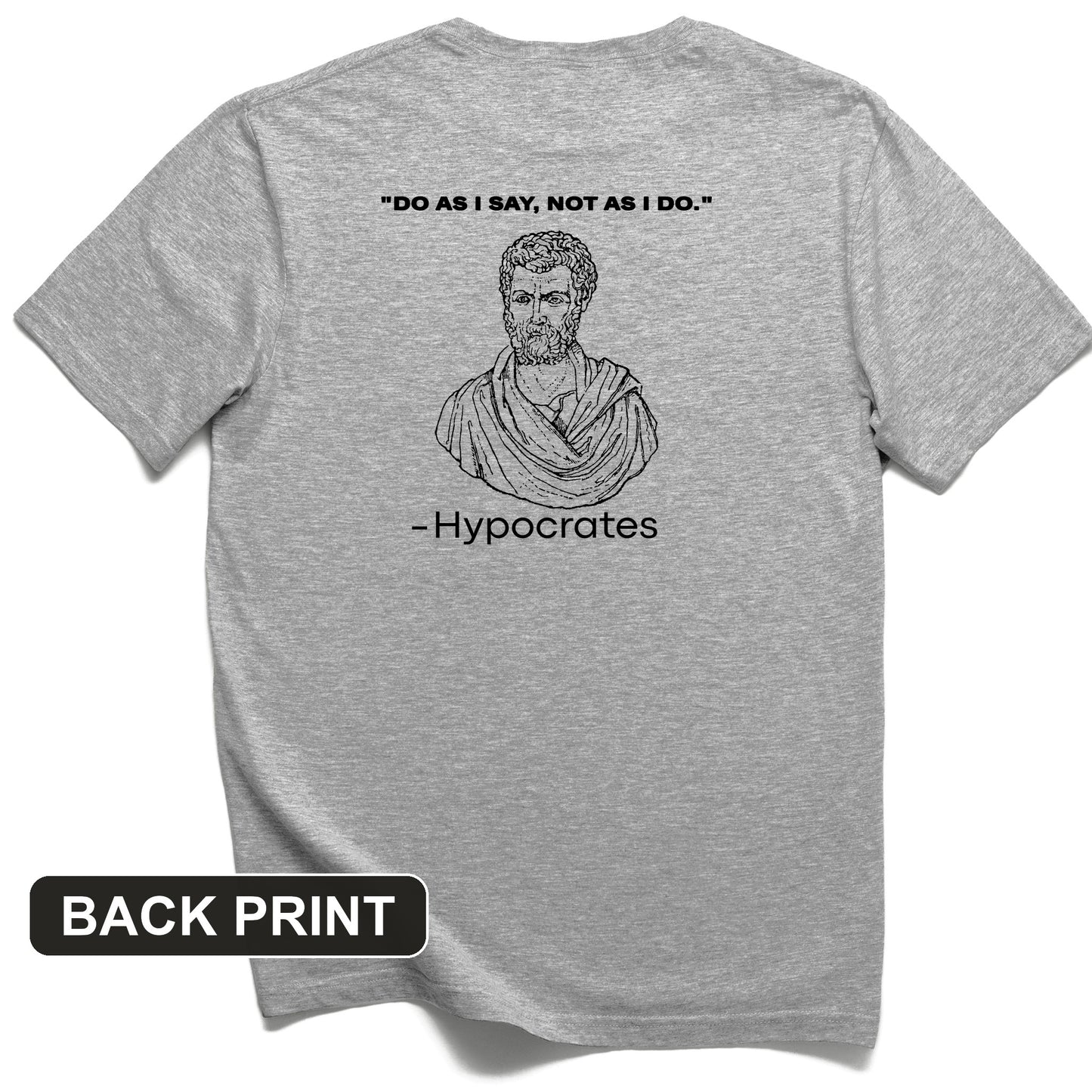 Hypocrates Back Print T-Shirt