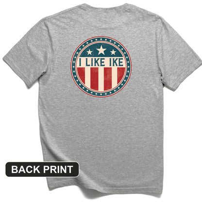 I Like Ike Back Print T-Shirt