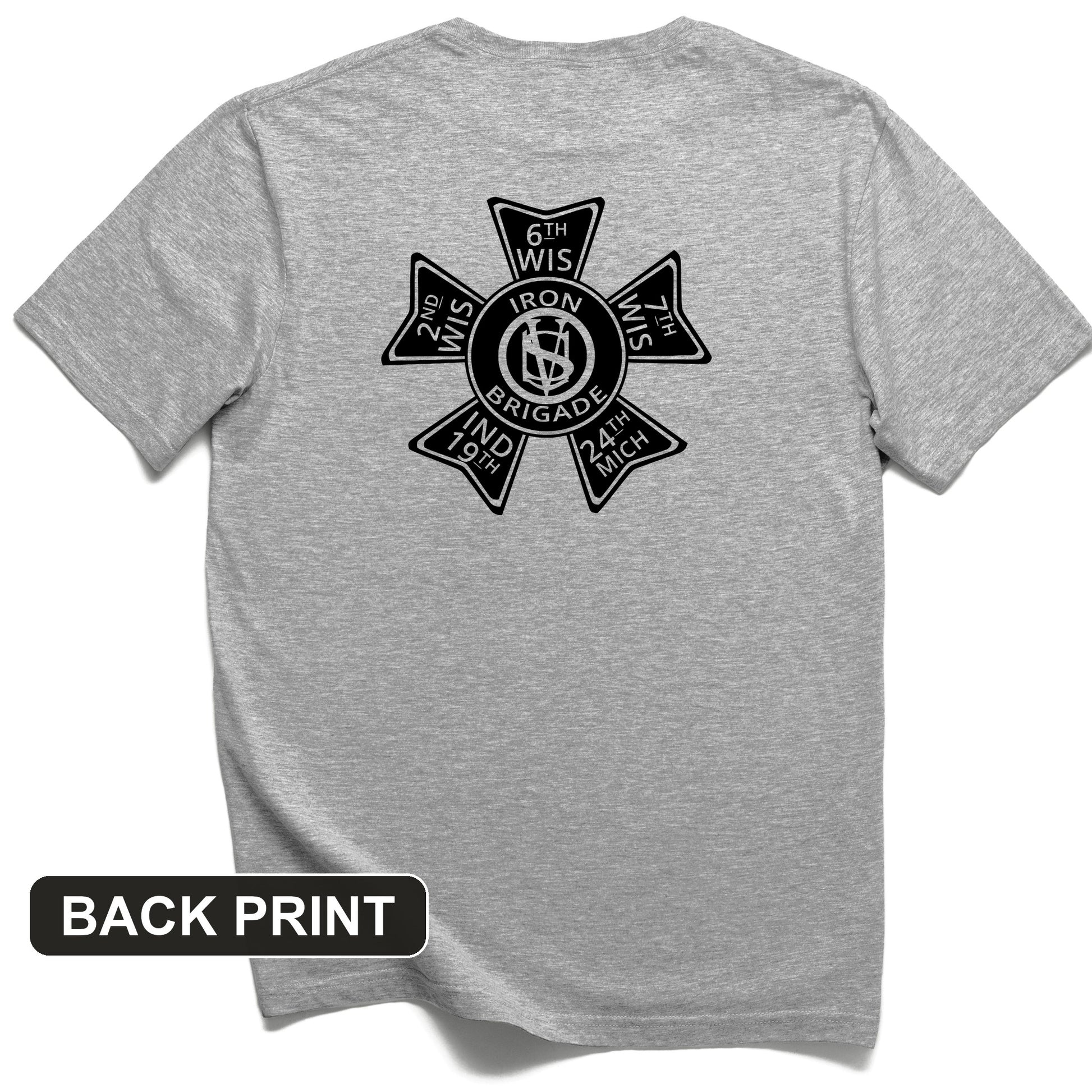 Iron Brigade Back Print T-Shirt