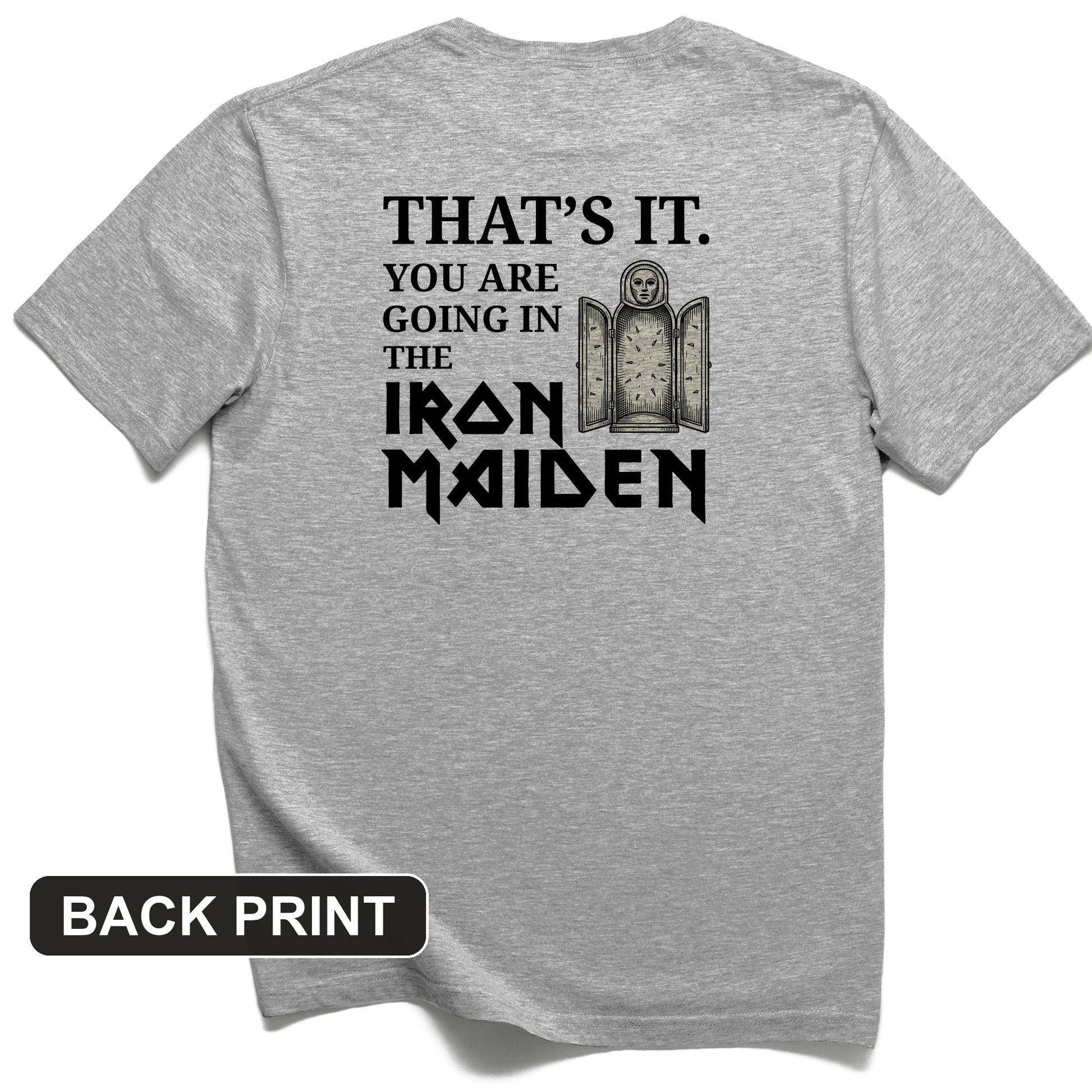 Iron Maiden Back Print T-Shirt