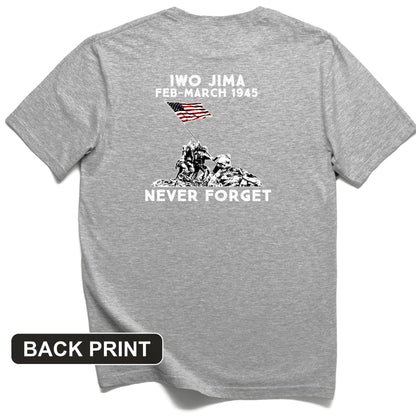 Iwo Jima Back Print T-Shirt
