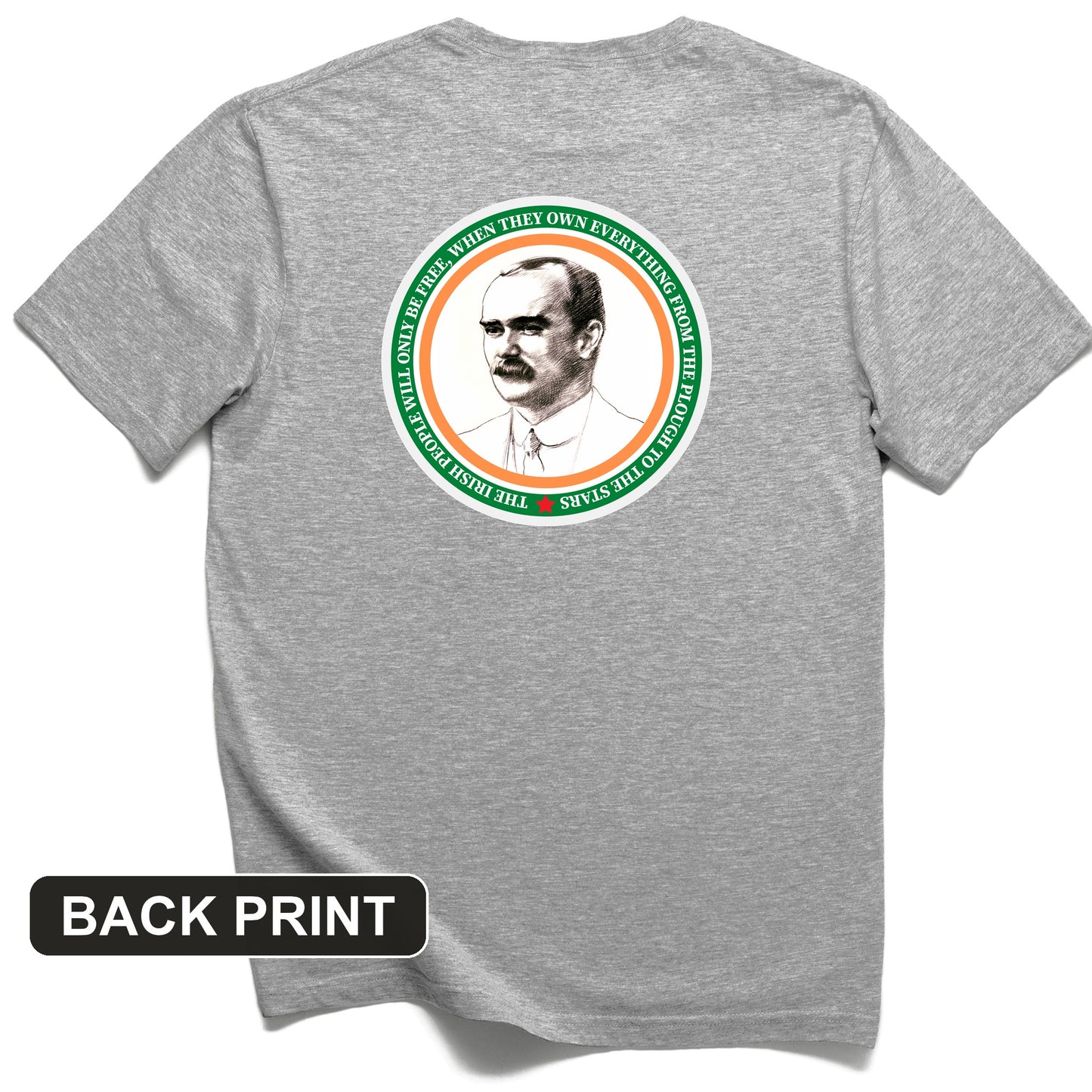 James Connolly Back Print T-Shirt