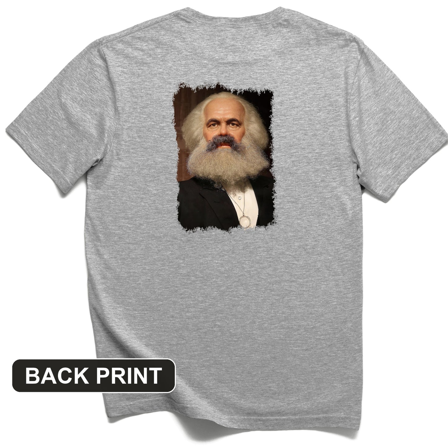 Karl Marx Back Print T-Shirt