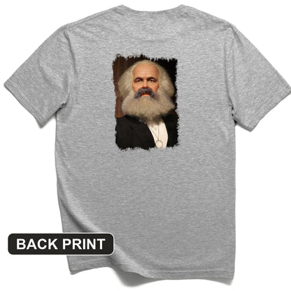 Karl Marx Back Print T-Shirt