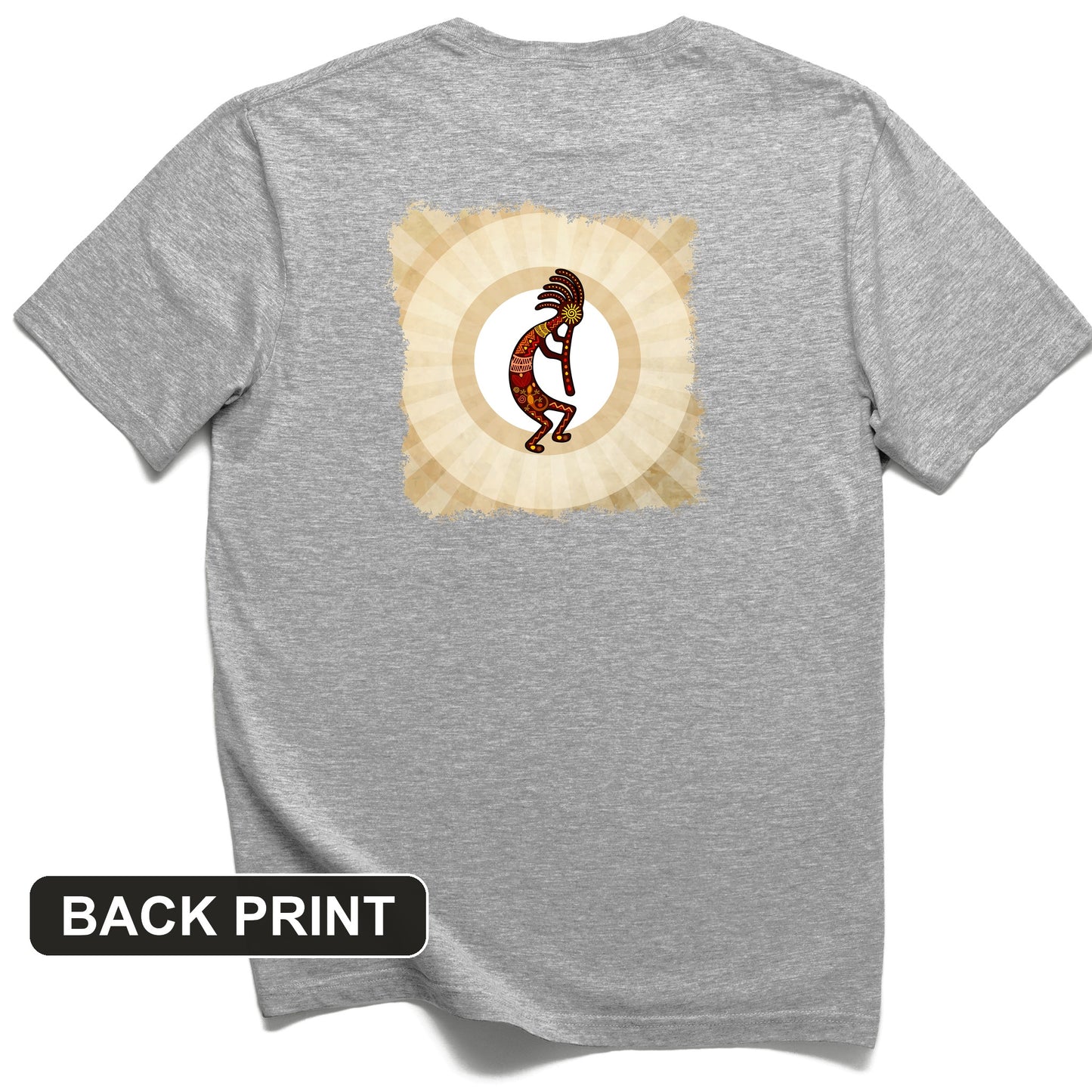Kokopelli Back Print T-Shirt
