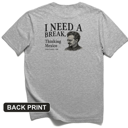 Leon Trotsky Mexico Back Print T-Shirt