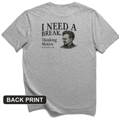 Leon Trotsky Mexico Back Print T-Shirt