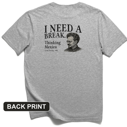 Leon Trotsky Mexico Back Print T-Shirt