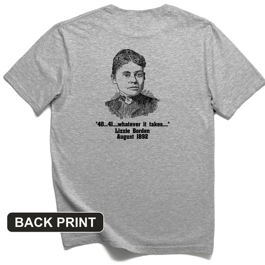 Lizzie Borden Back Print T-Shirt