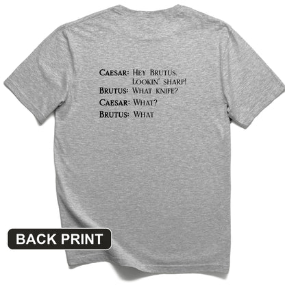 Lookin Sharp Back Print T-Shirt