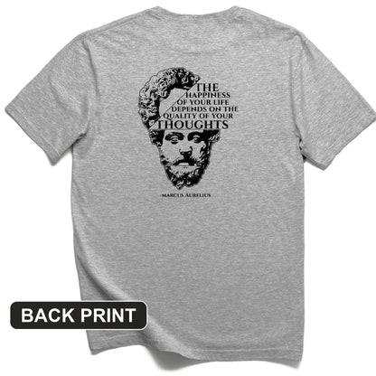 Marcus Aurelius Back Print T-Shirt