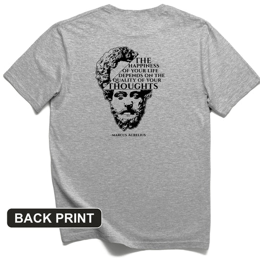 Marcus Aurelius Back Print T-Shirt