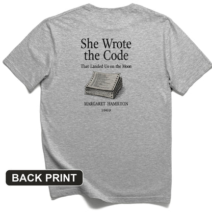 Margaret Hamilton Back Print T-Shirt