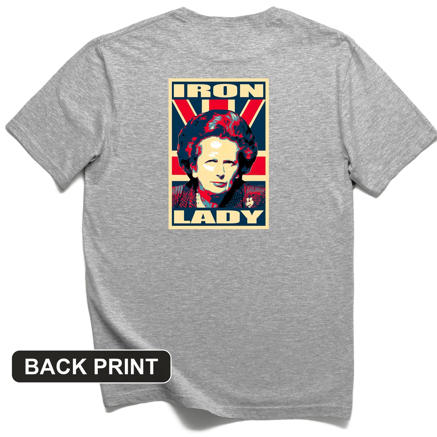 Margaret Thatcher Back Print T-Shirt