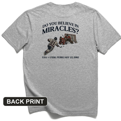 Miracle on Ice Back Print T-Shirt
