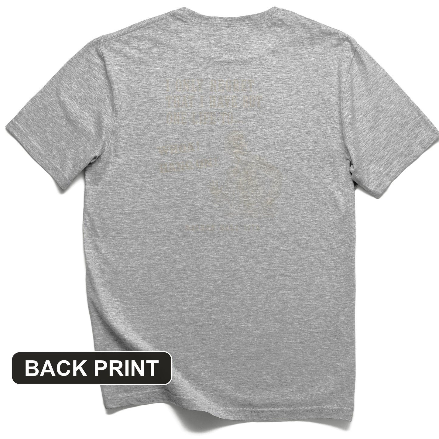Nathan Hale Whoa Hang On Back Print T-Shirt