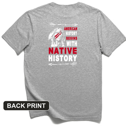 Native History Back Print T-Shirt