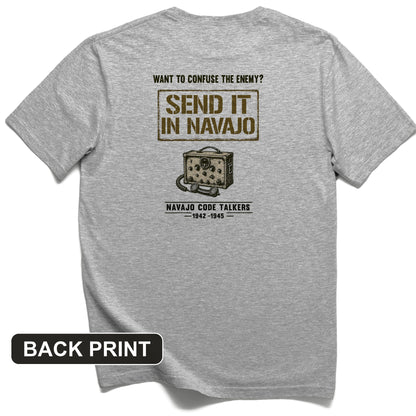 Navajo Code Talkers Back Print T-Shirt
