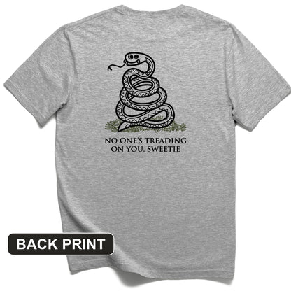 No One's Treading On You, Sweetie Back Print T-Shirt