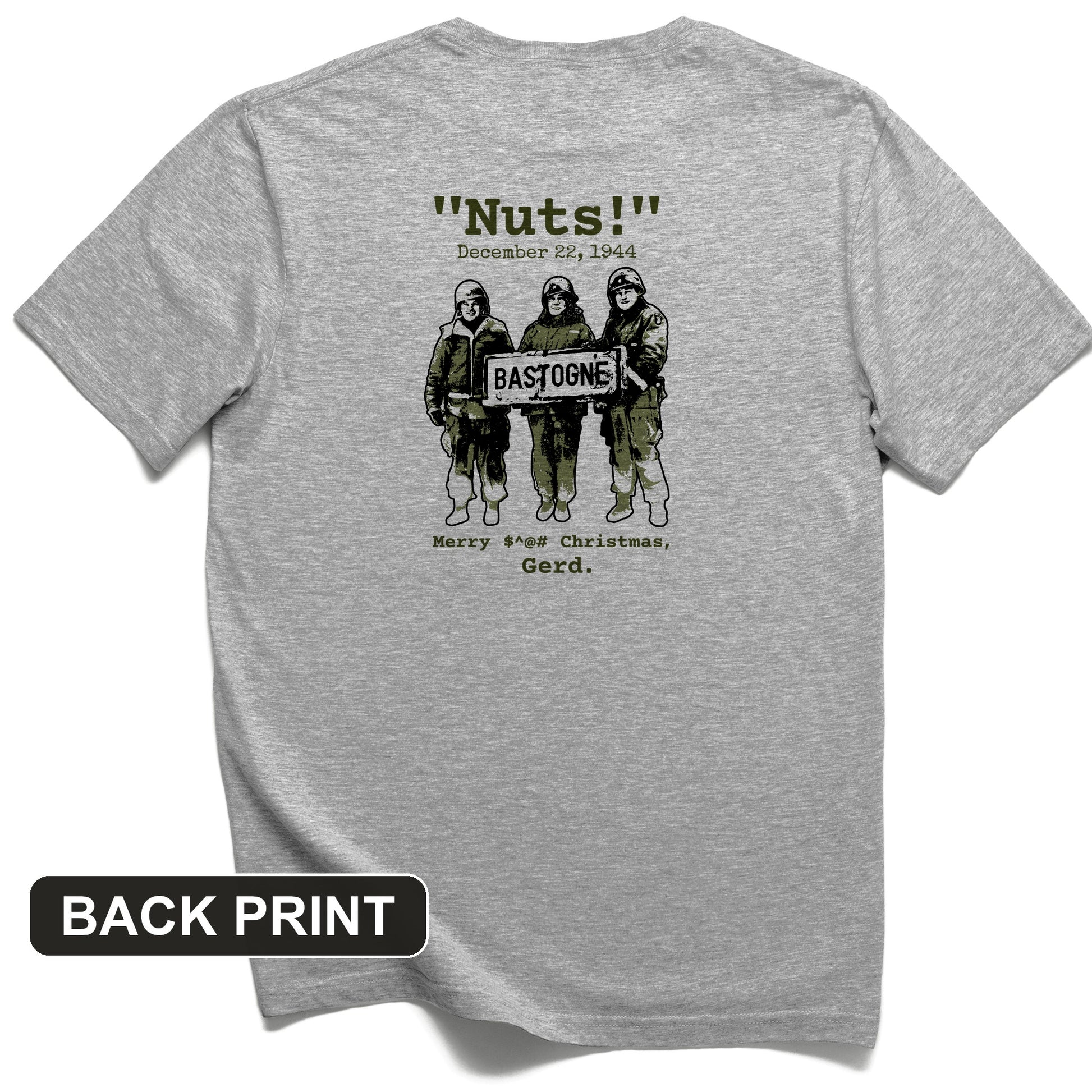 Nuts Back Print T-Shirt