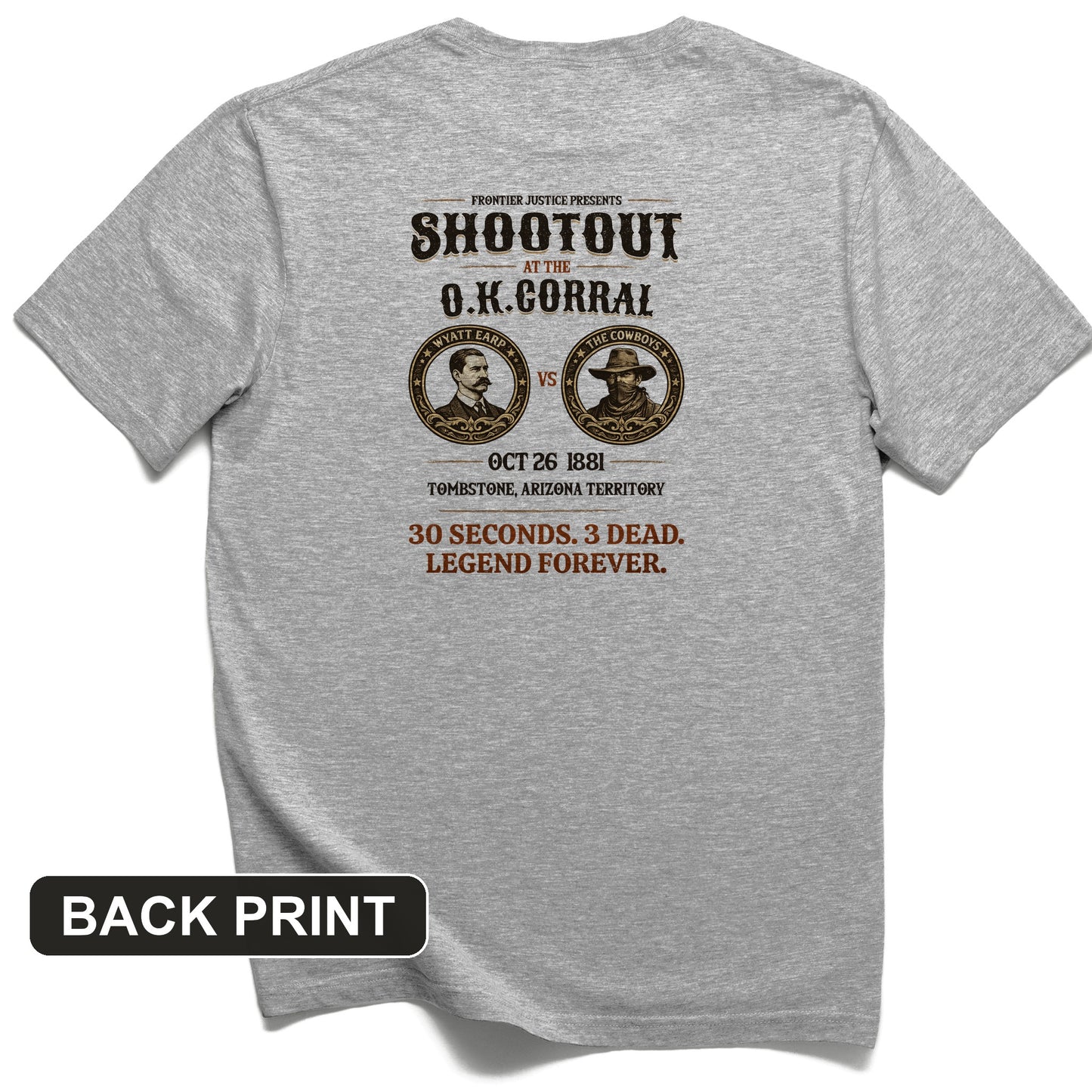 OK Corral Back Print T-Shirt