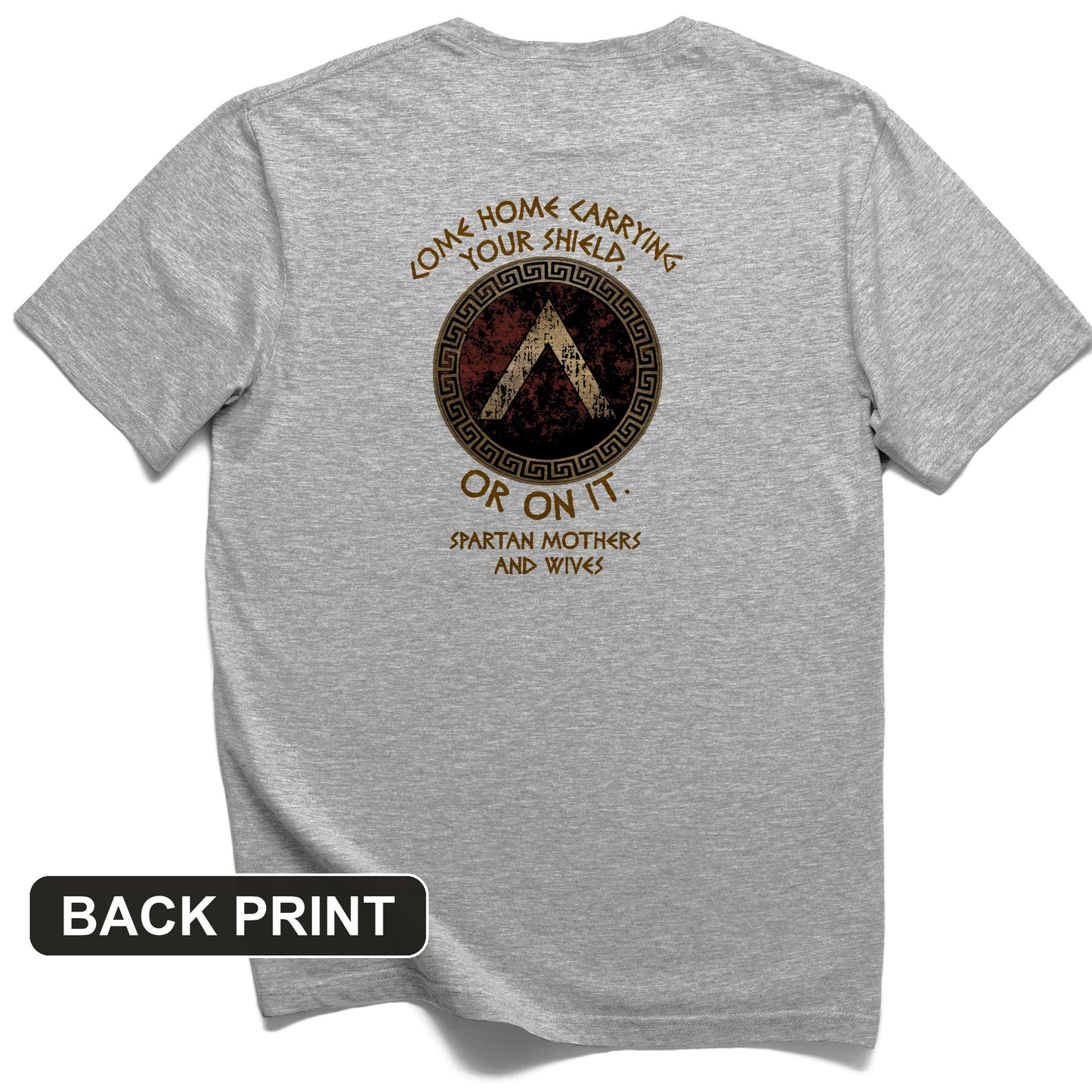 On Your Shield Back Print T-Shirt