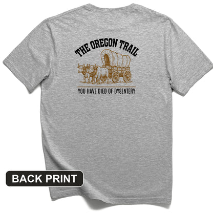 Oregon Trail Dysentery Back Print T-Shirt